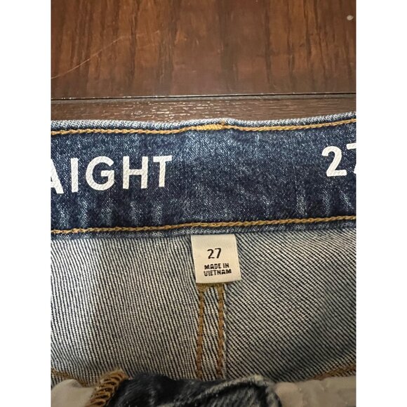 J.Crew Classic Straight Jeans High Rise Medium Wash Women's 27 Liberty St. - Picture 4 of 11